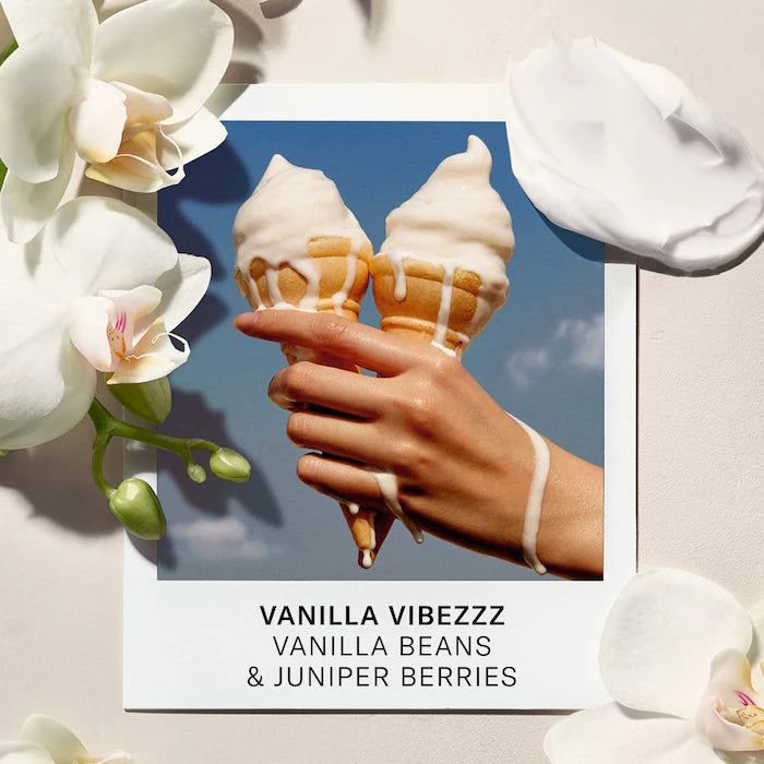 Josie Maran Vanilla Vibezzz - Whipped Argan Oil Refillable Firming Body Butter Jar