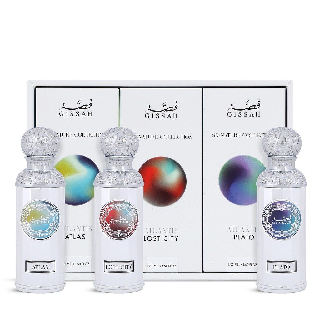 Gissah Atlantis Perfume 3- Piece Set (3x50ml)