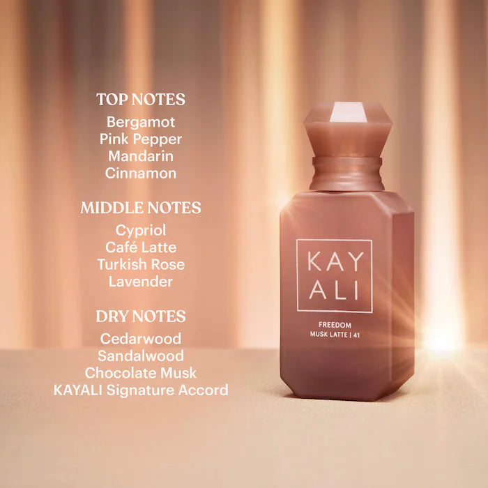 Kayali Freedom Musk Latte|41 Eau de Parfum (Exclusively in 10ml Bottle)
