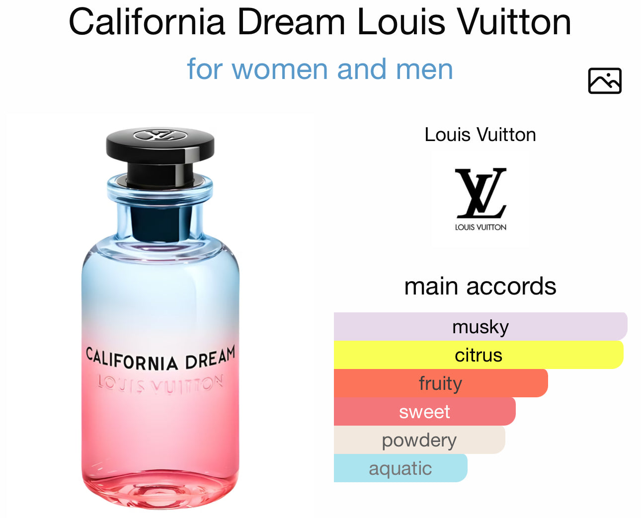 Louis Vuitton California Dream Eau De Parfum Sample Decant (100% Authe