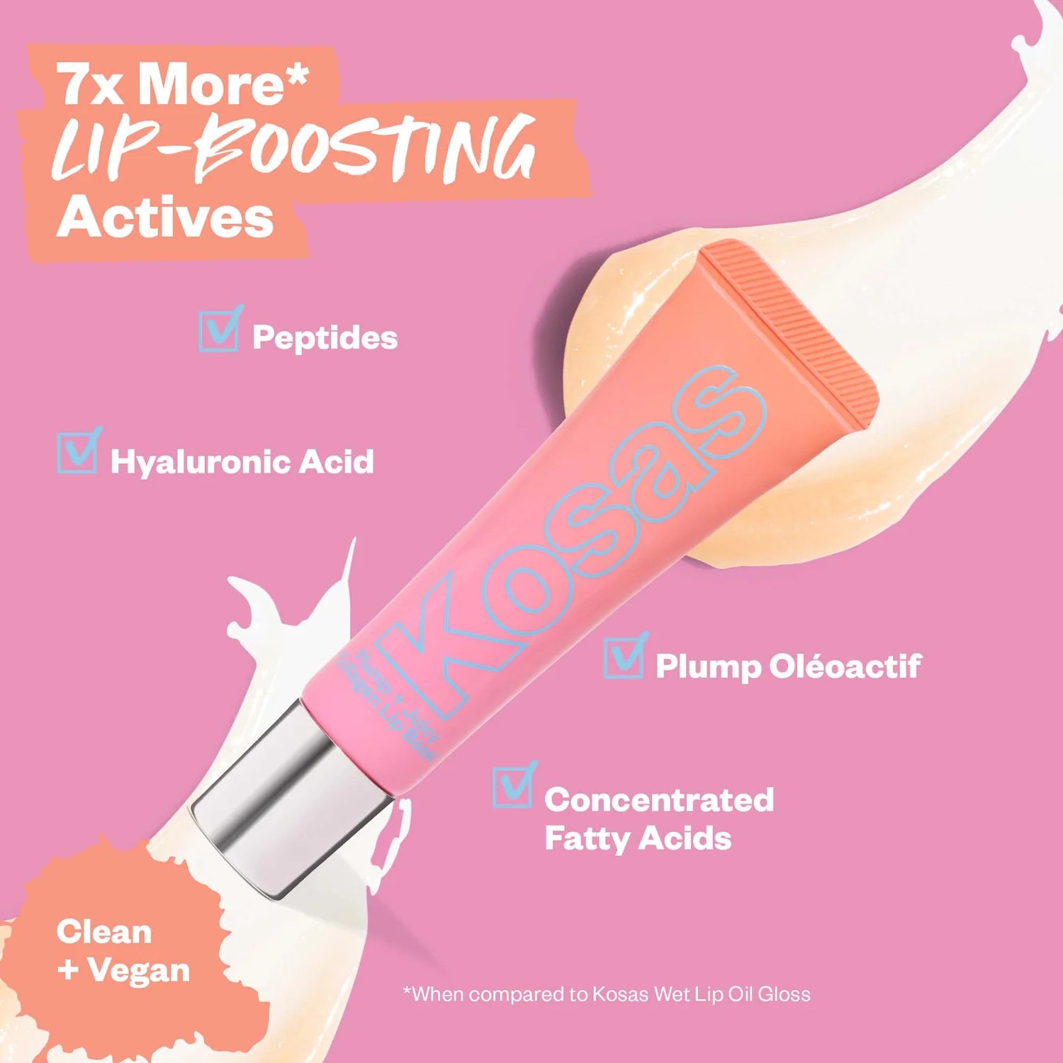 Kosas Plump + Juicy Lip Booster Buttery Treatment