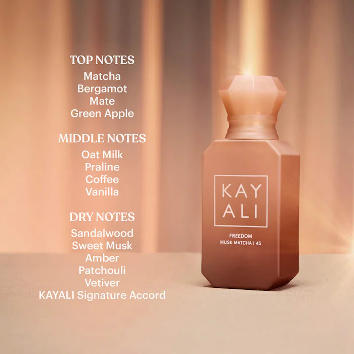 Kayali Freedom Musk Matcha|45 Eau de Parfum (Exclusively in 10ml Bottle)