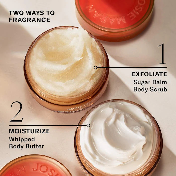 Josie Maran Topless Tangerine - Whipped Argan Oil Refillable Firming Body Butter Jar