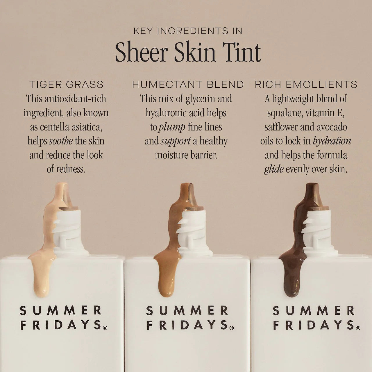 Summer Fridays Sheer Skin Tint with Hyaluronic Acid + Squalane