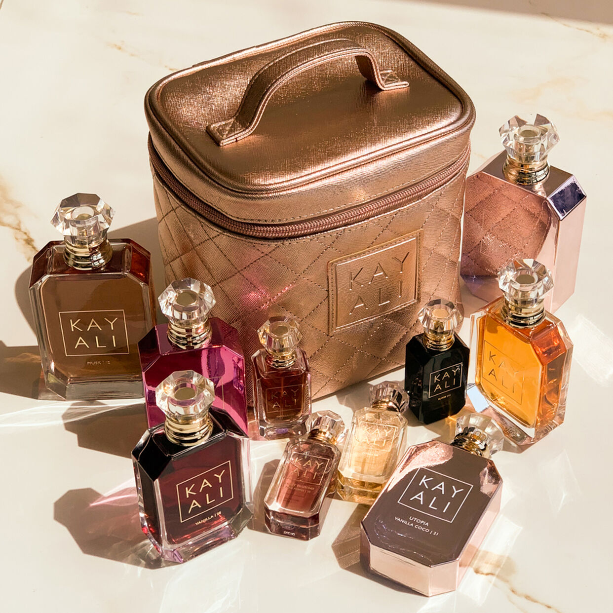 Kayali Rose Gold Fragrance Case