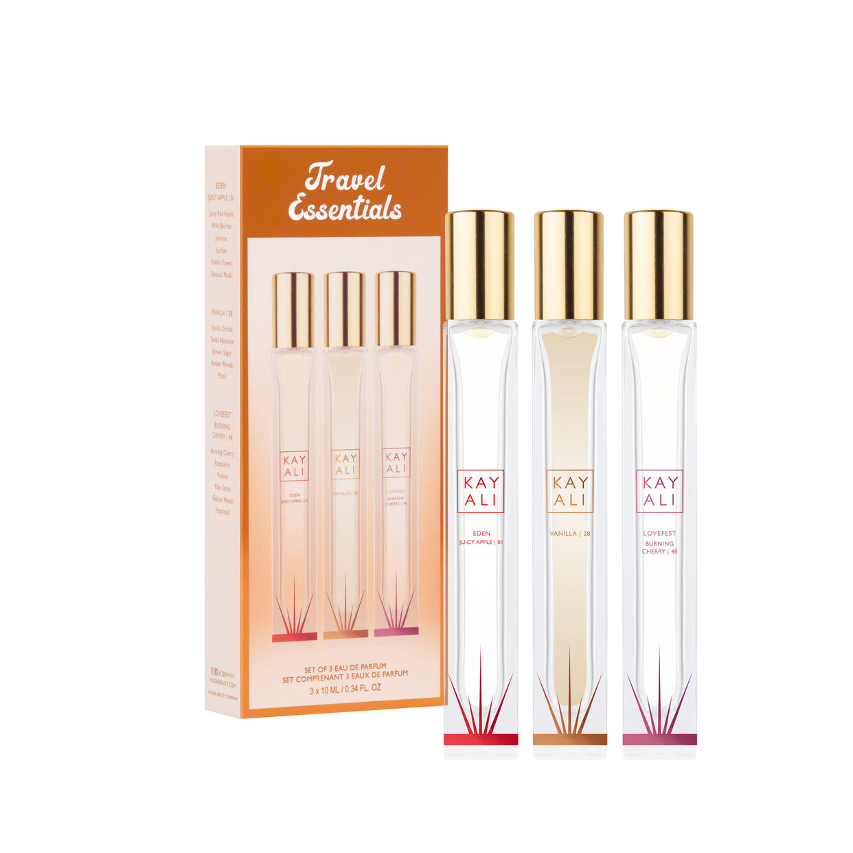 Kayali Travel Essentials Set (3 x10ml)