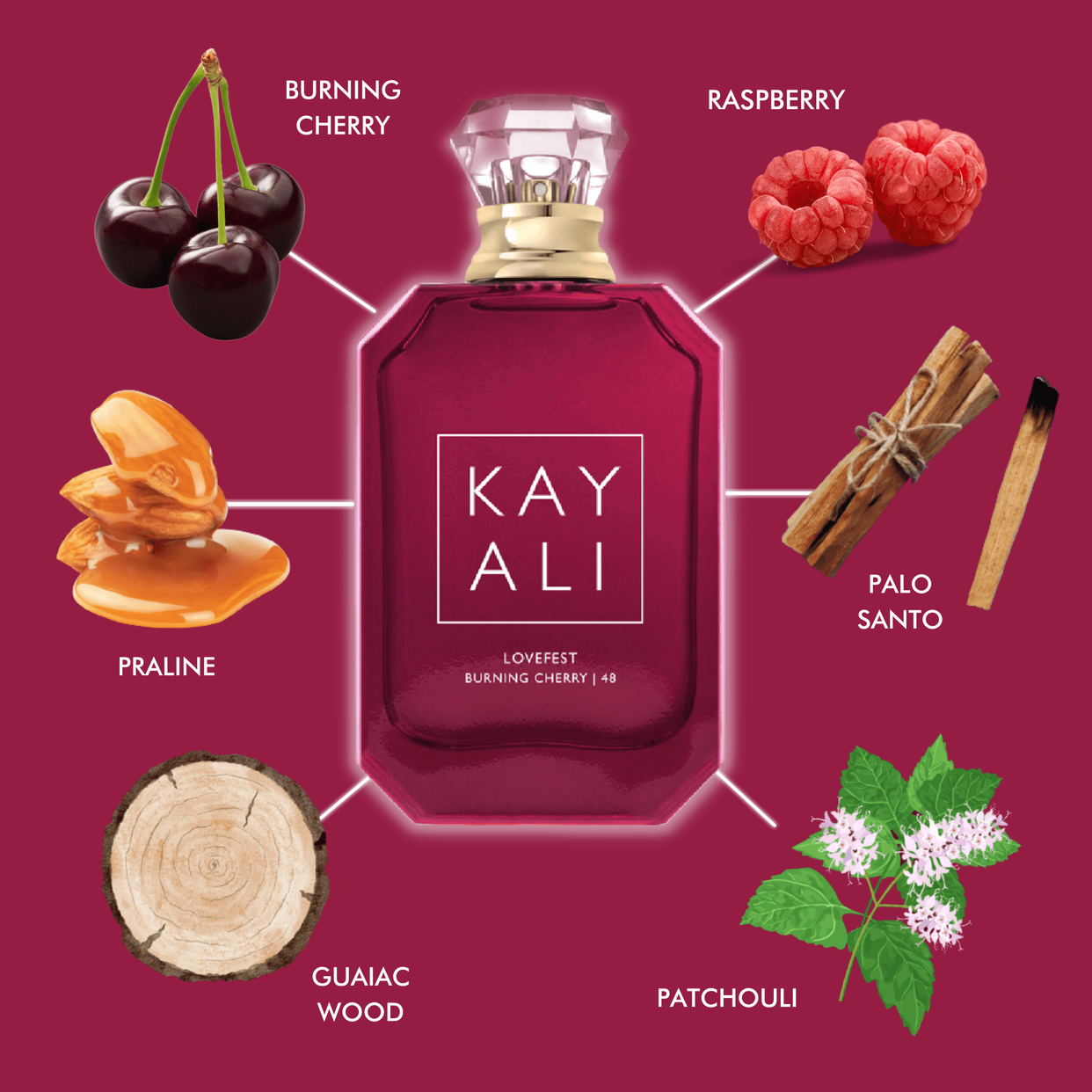 Kayali Lovefest Burning Cherry |48 Eau De Parfum Kayali Lovefest Burning Cherry |48 Eau De Parfum