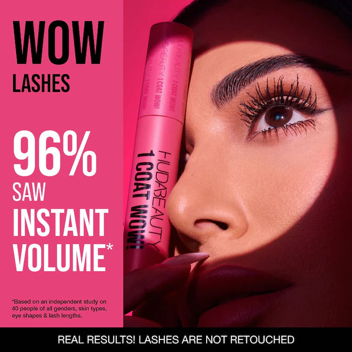 HUDA BEAUTY☆1 Coat WOW! Extra Volumizing & Lifting Mascara HUDA BEAUTY 1 COAT WOW! EXTRA VOLUMIZING AND LIFTING MASCARA