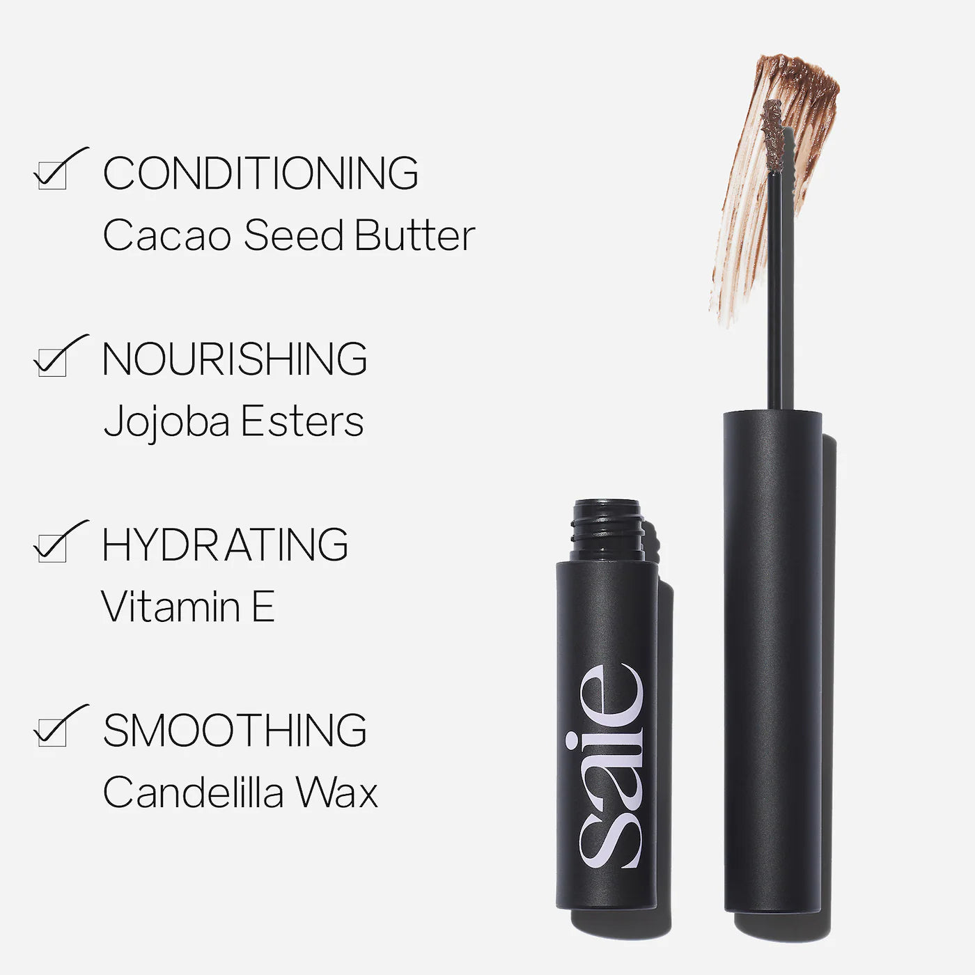 Saie Beauty Brow Butter Styling and Volumizing Eyebrow Gel