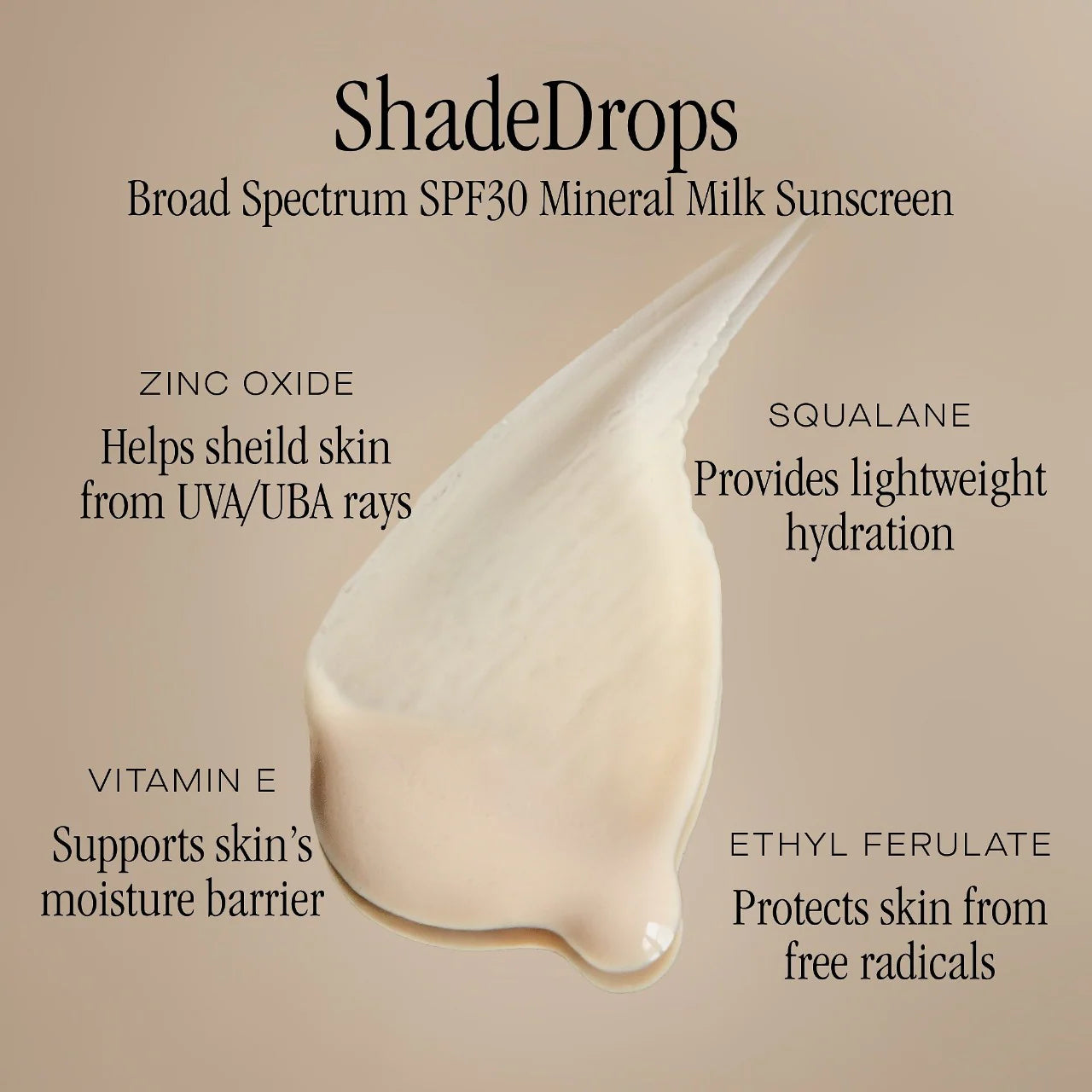 Summer Fridays ShadeDrops Mineral Milk Sunscreen SPF 30