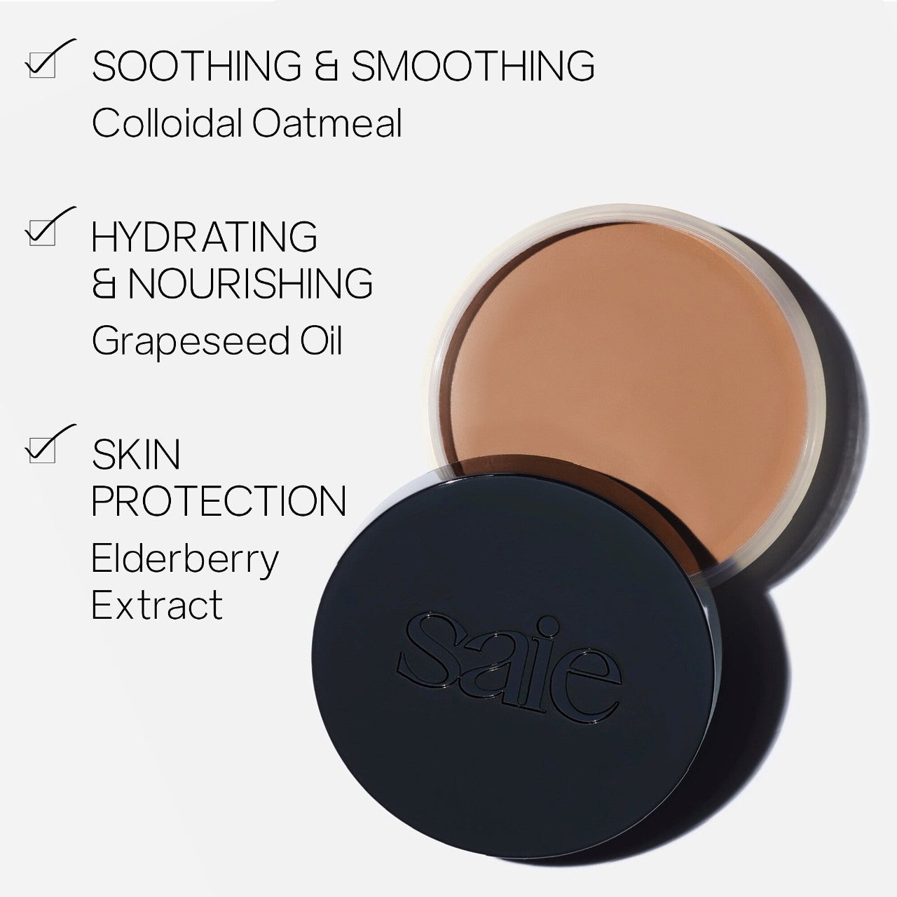 Saie Beauty Sun Melt Natural Cream Bronzer