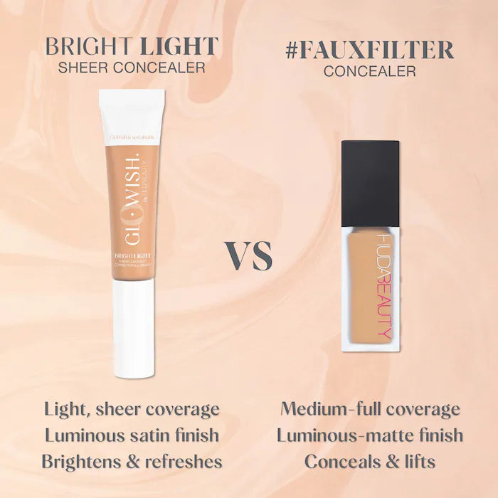 Huda Beauty GloWish Bright Light Hydrating Sheer Concealer