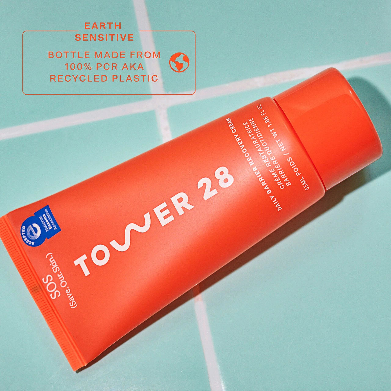 Tower 28 Beauty SOS Daily Skin Barrier Redness Recovery Moisturiser