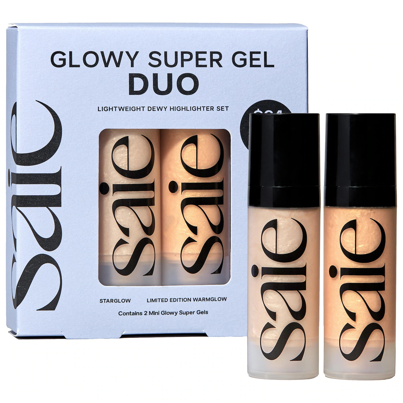 Saie Beauty Saie Mini Glowy Super Gel Multipurpose Illuminator Set