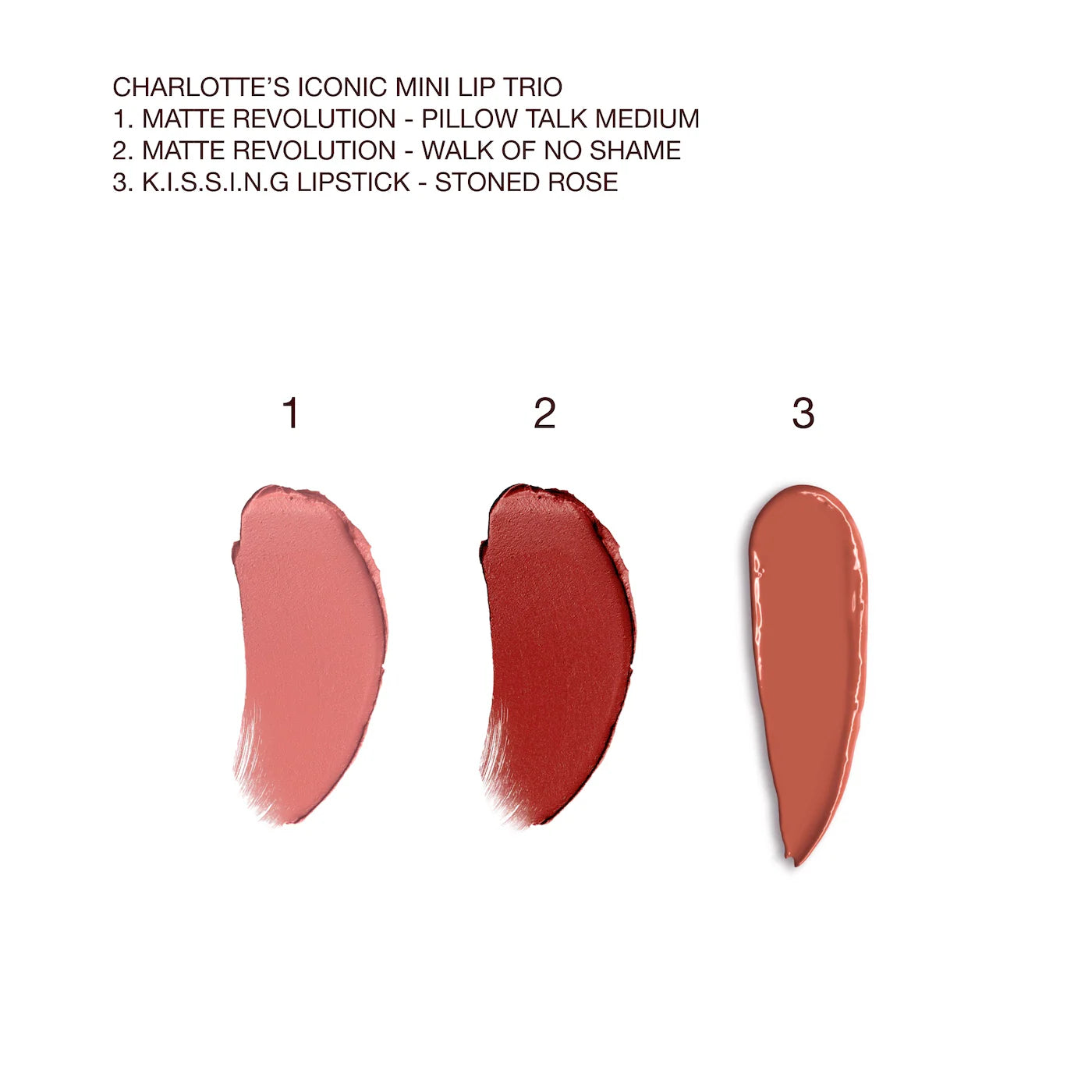 Charlotte Tilbury Iconic Mini Lip Trio