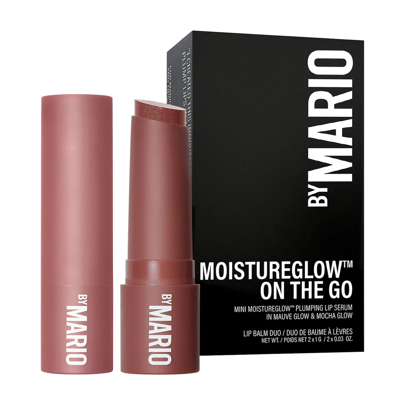 Makeup By Mario Mini MoistureGlow™ On The Go Plumping Lip Serum Duo