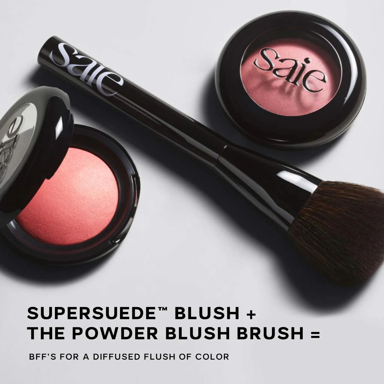 Saie SuperSuede Talc-Free Powder Blush