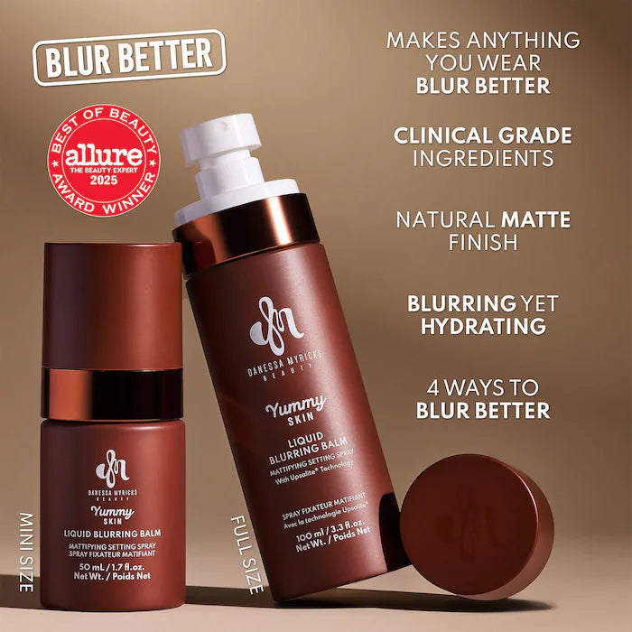 Danessa Myricks Beauty Yummy Skin Liquid Blurring Balm Mattifying Setting Spray